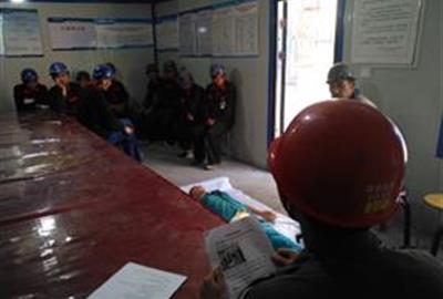 Changchun thermoelectric project department organized the CPR emergency training drill
